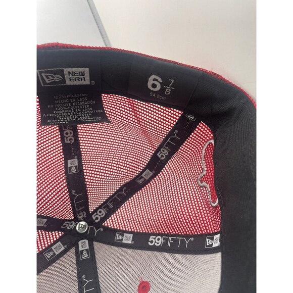 Reds Spring Training New Era 5950 Hat MLB Players On Field Fitted Cap 6 7/8 - Picture 7 of 7